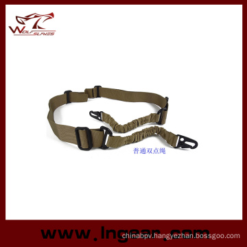 Tactical Bungee Strap Two Point Rope Strap Hook Belt Rifle Sling